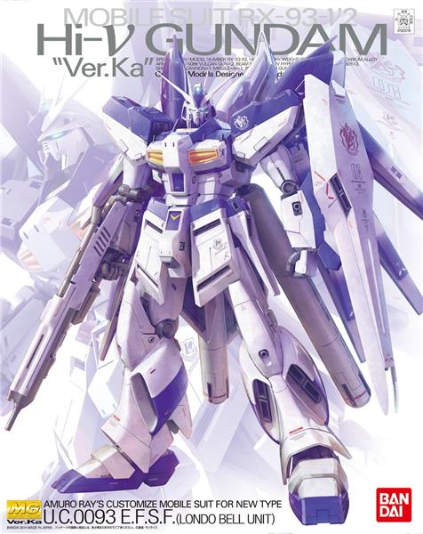 BANDAI Hobby MG 1/100 Rx-93-v2 Hi Nu Gundam Ver.Ka "Char's Counterattack" Model kit