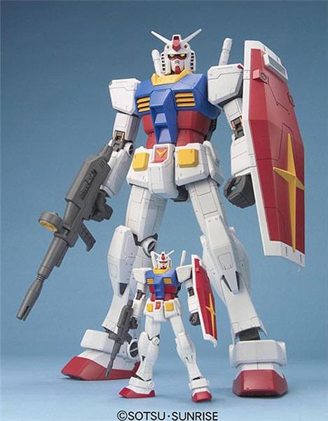 BANDAI Hobby Mega Size Model - 1/48 Scale RX-78-2 Gundam Model Kit