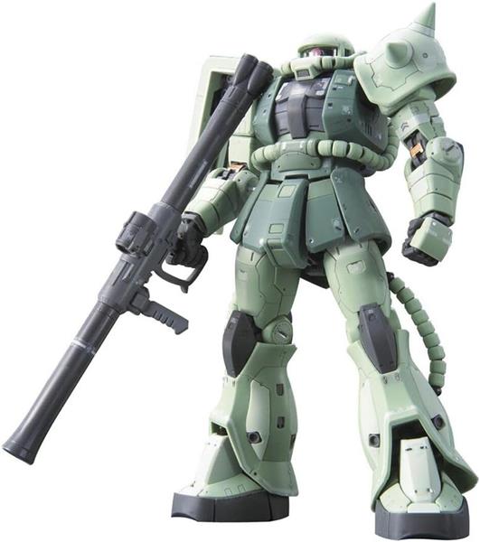 BANDAI Spirits Hobby RG 1/144 #04 MS-06F Zaku II "Mobile Suit Gundam" Model Kit