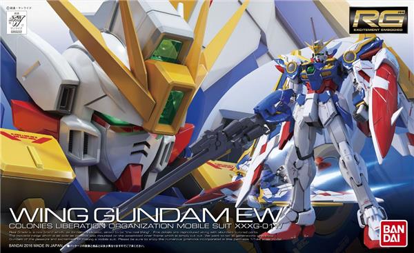 BANDAI Hobby RG 1/144 #20 Wing Gundam (EW) "Gundam Wing: Endless Waltz" Model Kit