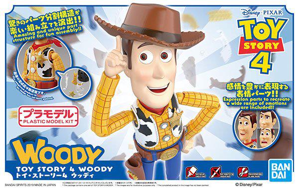 BANDAI Hobby Cinema-Rise Standard Woody "Toy Story 4" Model Kit