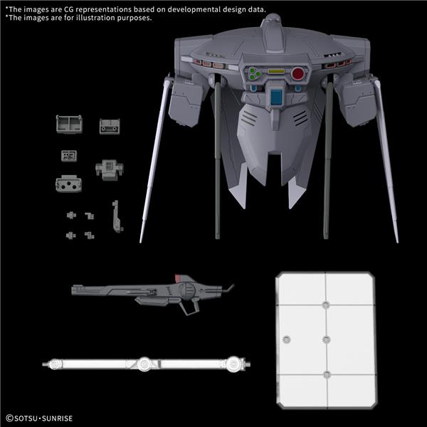 BANDAI Hobby 1/144 Option Parts Set Gunpla #15 (Cavalier Aifrid) "Gundam SEED Freedom" Model kit