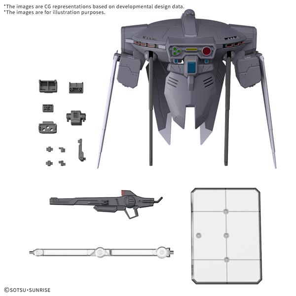 BANDAI Hobby 1/144 Option Parts Set Gunpla #15 (Cavalier Aifrid) "Gundam SEED Freedom" Model kit