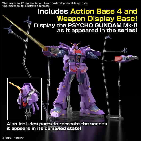 BANDAI Hobby HGUC 1/144 #261 Psycho Gundam Mk-II "Mobile Suit Zeta Gundam" Model Kit