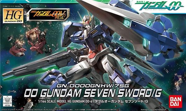 BANDAI Hobby HG 1/144 #61 00 Gundam Seven Sword G "Gundam 00" Model Kit