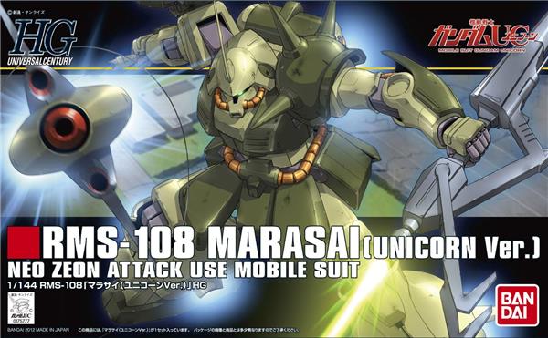 BANDAI Hobby HGUC 1/144 #138 Marasai (Unicorn Ver) "Gundam UC" Model Kit