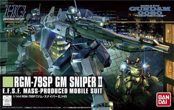 BANDAI Hobby HGUC 1/144 #146 GM Sniper II 'Gundam 0080' Model Kit