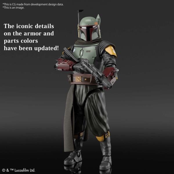 BANDAI Hobby Star Wars Boba Fett (The Mandalorian) 1:12 Scale Model Kit