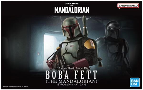 BANDAI Hobby Star Wars Boba Fett (The Mandalorian) 1:12 Scale Model Kit