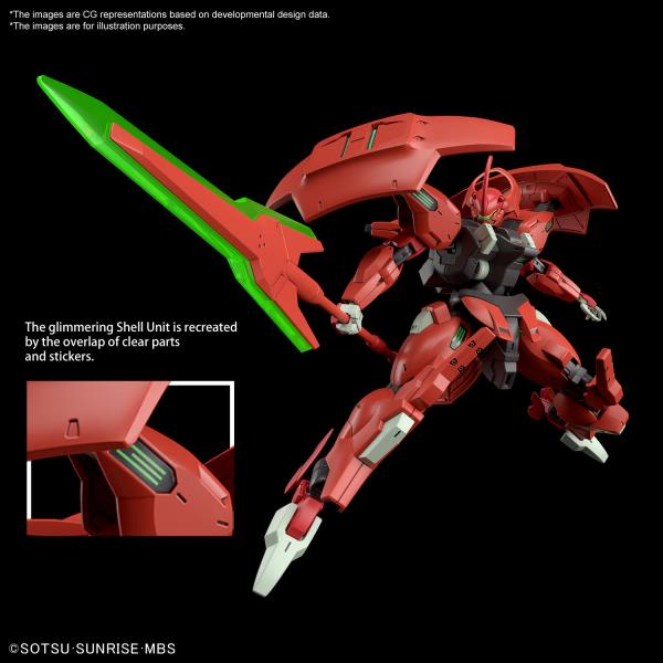 BANDAI Hobby HG #08 1/144 Darilbalde "Gundam: The Witch from Mercury" Model Kit