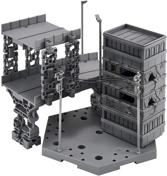 BANDAI Hobby 30mm CUSTOMIZE SCENE BASE (CITY AREA Ver.) for 1/144 Scale