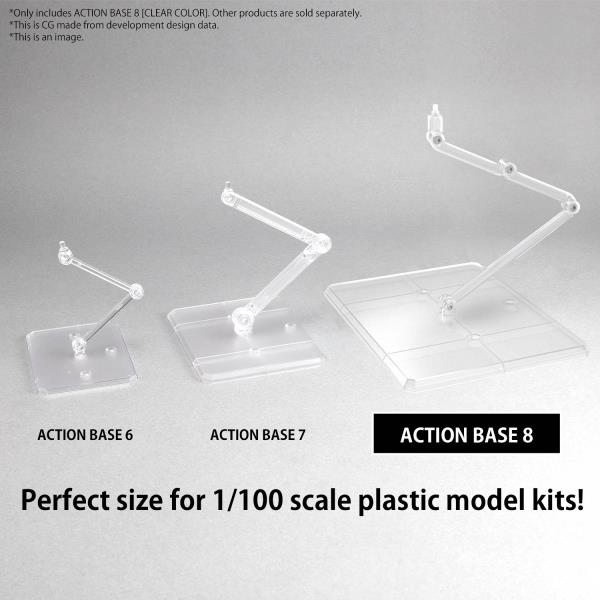 BANDAI Hobby Action Base 8 1/100 [CLEAR COLOR]