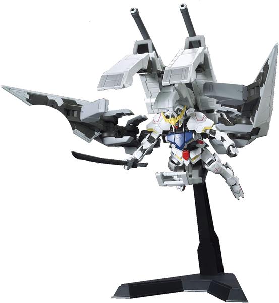 BANDAI Hobby HG IBO #07 1/144 Gundam Barbatos & Long Distance Transport Booster Kutan Type-III Model Kit