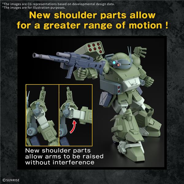 BANDAI Hobby HG Scopedog Turbo-Custom "VOTOMS" Model kit