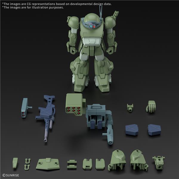 BANDAI Hobby HG Scopedog Turbo-Custom "VOTOMS" Model kit