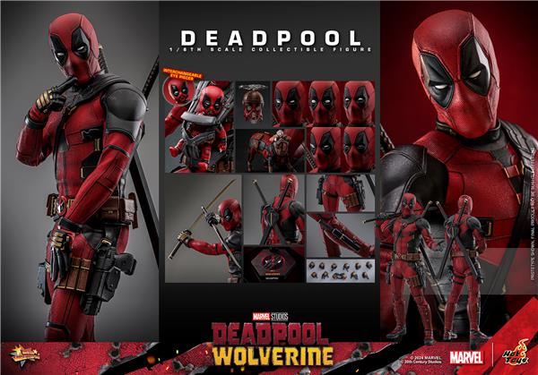 Hot Toys Movie Masterpiece Sixth Scale Deadpool & Wolverine - Deadpool