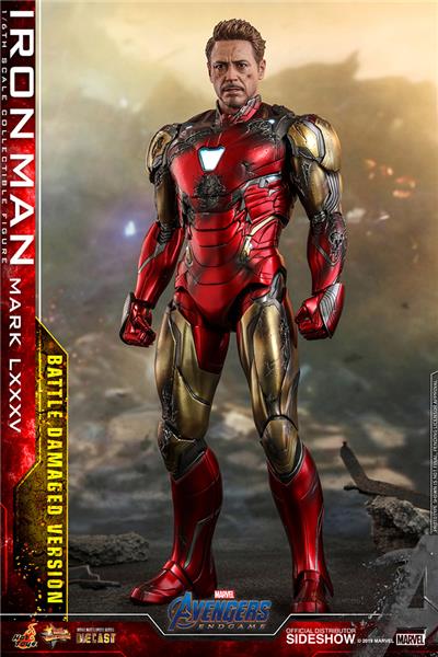 Hot Toys Avengers: Endgame Iron Man Mark LXXXV (Battle Damaged Ver.) 1/6 Sixth Scale Collectible Figure