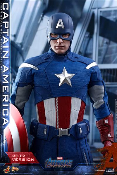 Hot Toys Avengers: Endgame Captain America (2012 Version) 1/6 Sixth Scale Collectible Figure