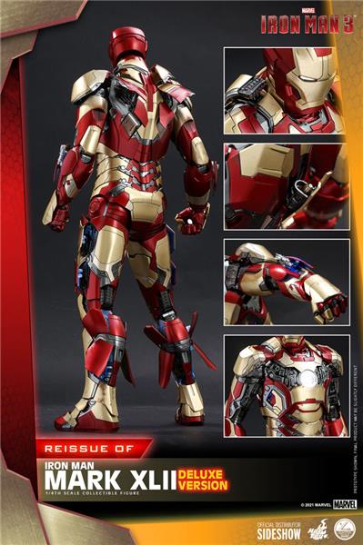 Hot Toys Iron Man 3 Mark XLII (Deluxe Version) 1/4 Quarter Scale Collectible Figure