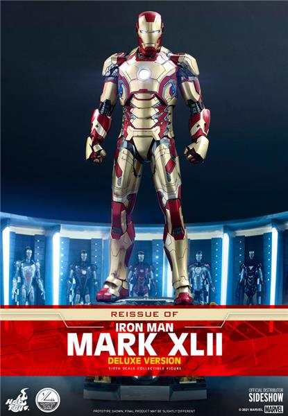 Hot Toys Iron Man 3 Mark XLII (Deluxe Version) 1/4 Quarter Scale Collectible Figure