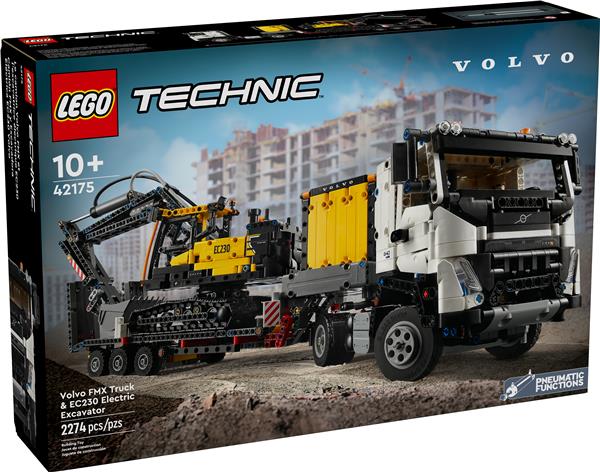 LEGO Technic Volvo FMX Truck & EC230 Electric Excavator 42175