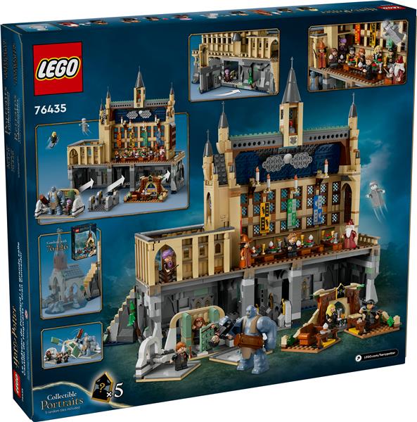 LEGO Harry Potter Hogwarts Castle: The Great Hall Building Toy 76435