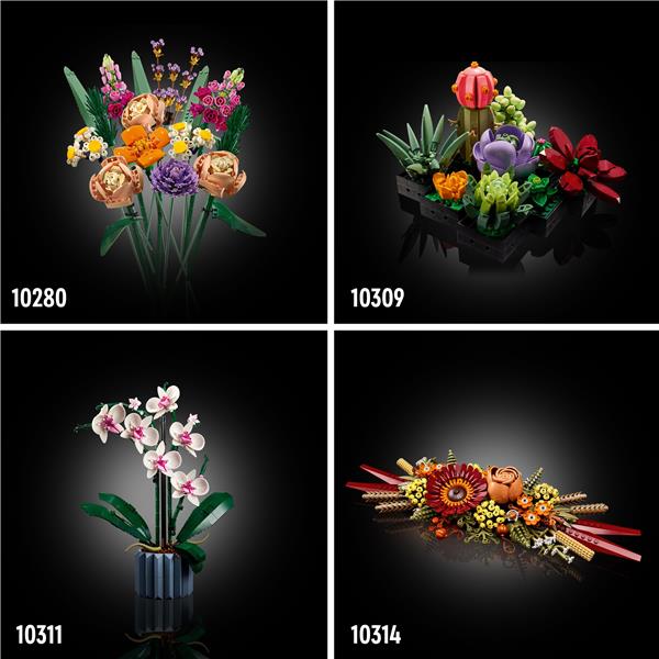 LEGO Icons Wildflower Bouquet Artificial Flowers 10313