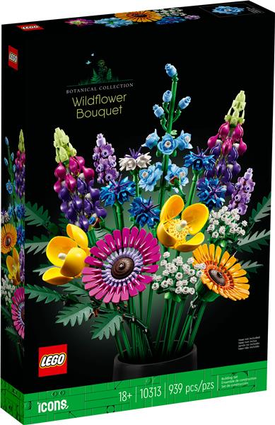 LEGO Icons Wildflower Bouquet Artificial Flowers 10313