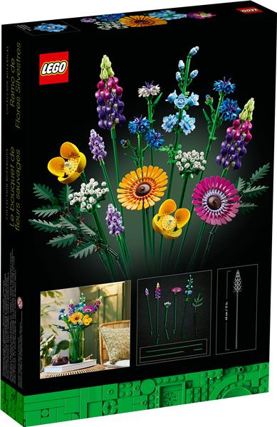 LEGO Icons Wildflower Bouquet Artificial Flowers 10313