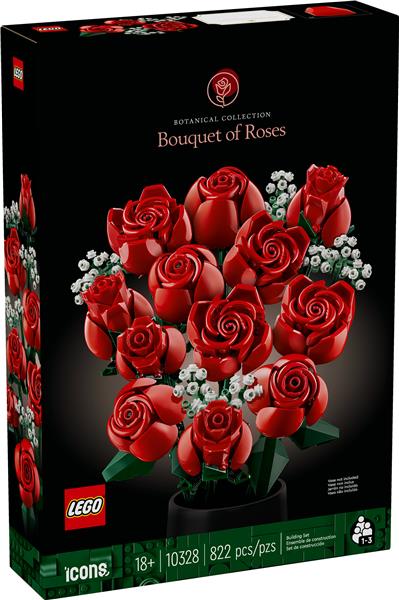 LEGO Icons Bouquet of Roses Build and Display Set 10328