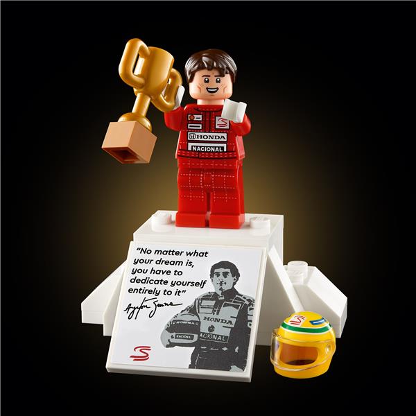 LEGO Icons McLaren MP4/4 & Ayrton Senna Model Race Car for Adults 1030