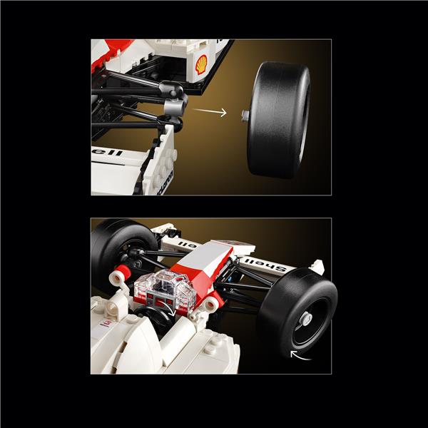 LEGO Icons McLaren MP4/4 & Ayrton Senna Model Race Car for Adults 1030