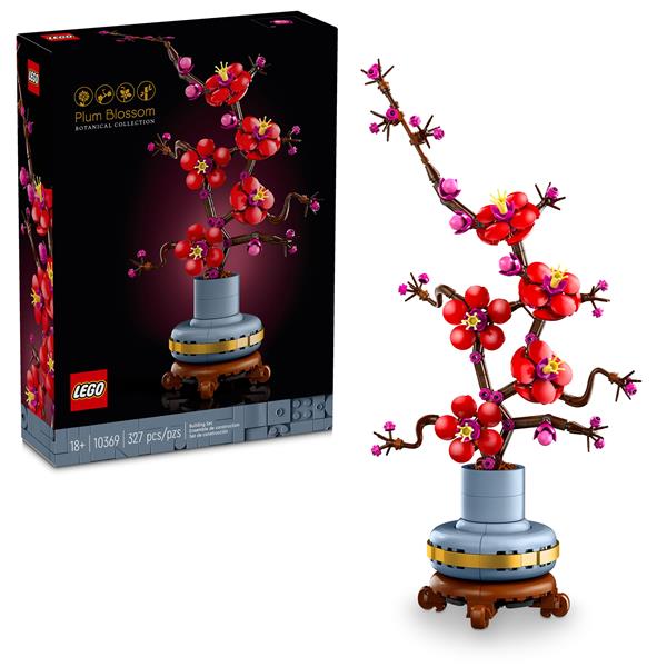 LEGO Icons Plum Blossom Flower Décor Display Set 10369