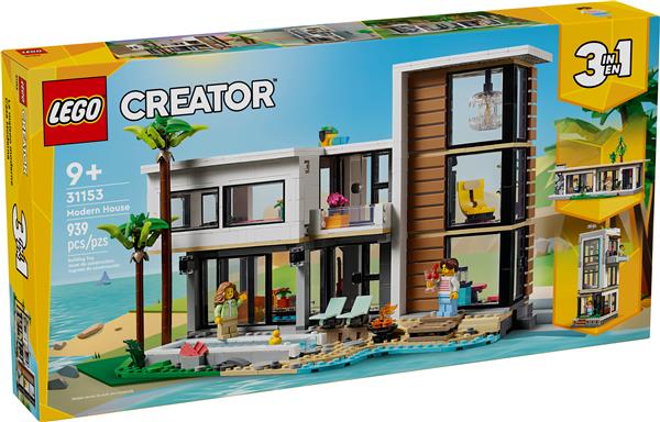 LEGO Creator 3 in 1 Modern House Toy Playset and Art Building Set for