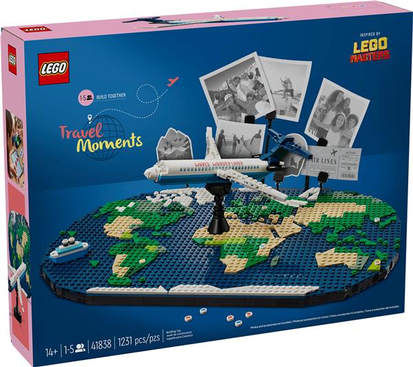 LEGO Travel Moments World Map Toy Building Set 41838