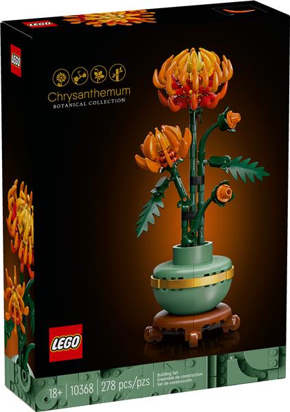 LEGO Icons Chrysanthemum Flower Décor Building Set 10368