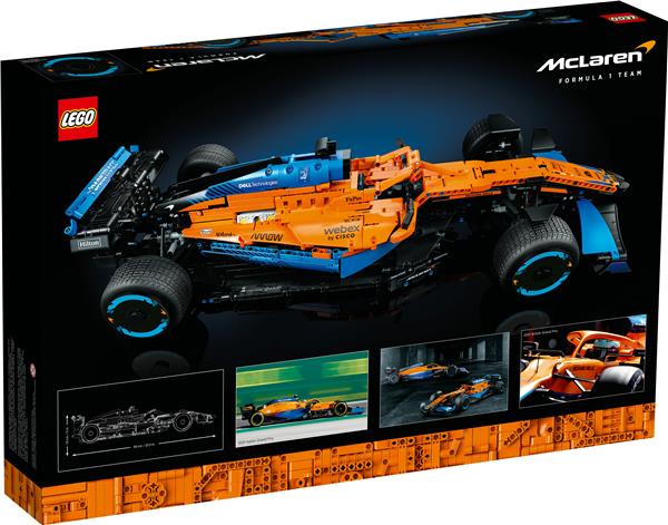 LEGO Technic McLaren Formula 1 2022 Replica Race Car 42141