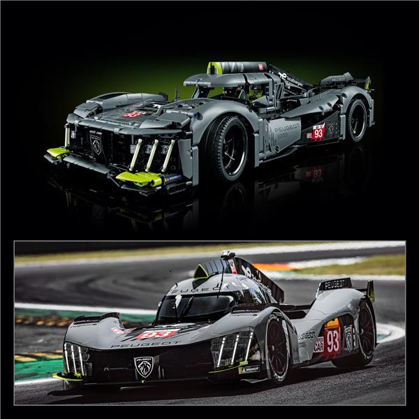 LEGO Technic PEUGEOT 9X8 24H Le Mans Hybrid Hypercar 42156