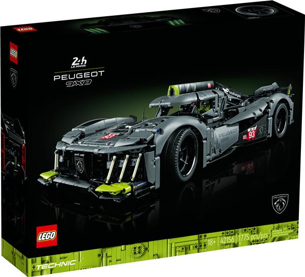 LEGO Technic PEUGEOT 9X8 24H Le Mans Hybrid Hypercar 42156