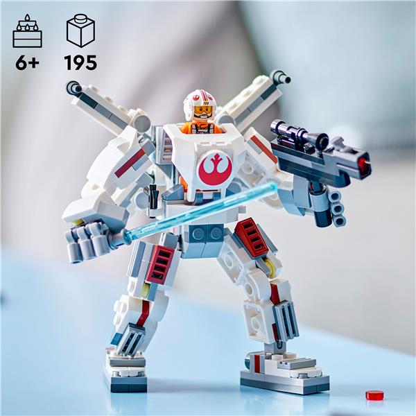 LEGO Star Wars Luke Skywalker X-Wing Mech Buildable Action Figure75390