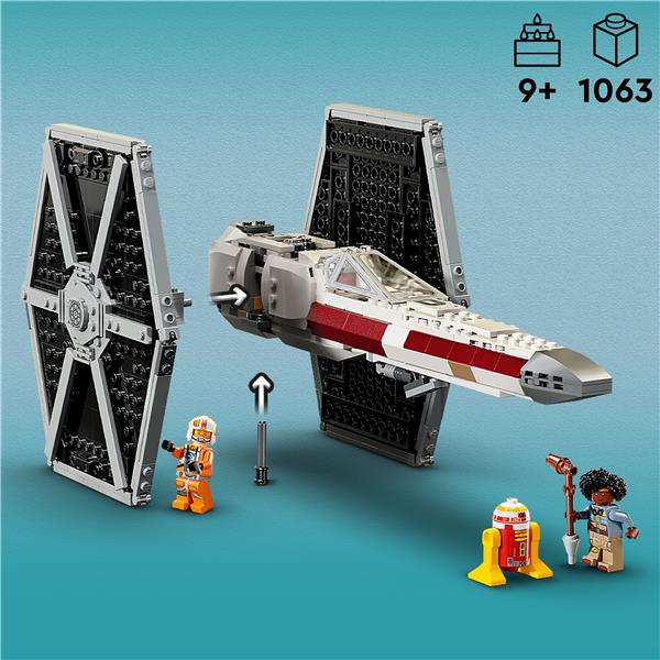 LEGO Star Wars TIE Fighter & X-Wing Mash-up Building Set for Kids75393