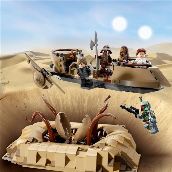 LEGO Star Wars Desert Skiff & Sarlacc Pit Building Set 75396