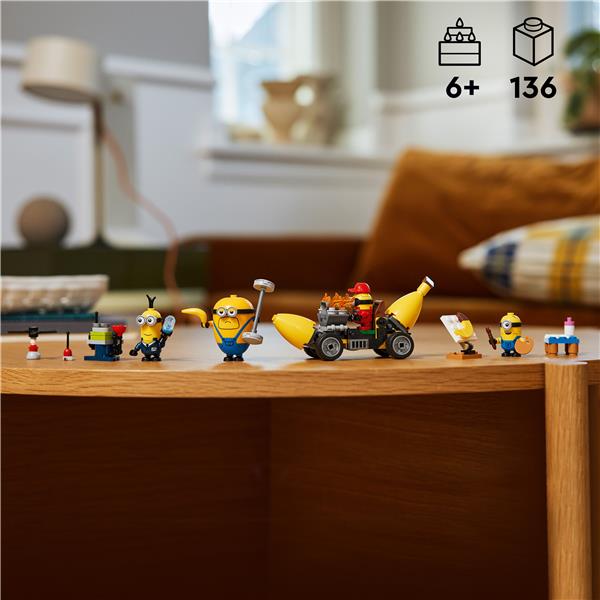 LEGO Despicable Me 4 Minions and Banana Car, Fun Despicable Me 75580