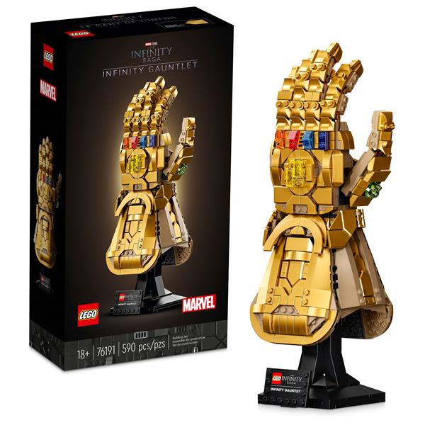 LEGO Marvel Infinity Gauntlet Thanos Glove with Infinity Stones 76191