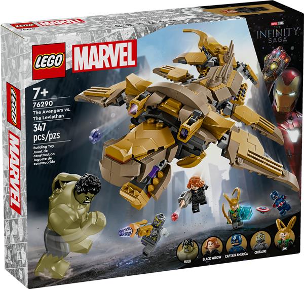 LEGO Marvel The Avengers vs. The Leviathan Superhero Toy 76290