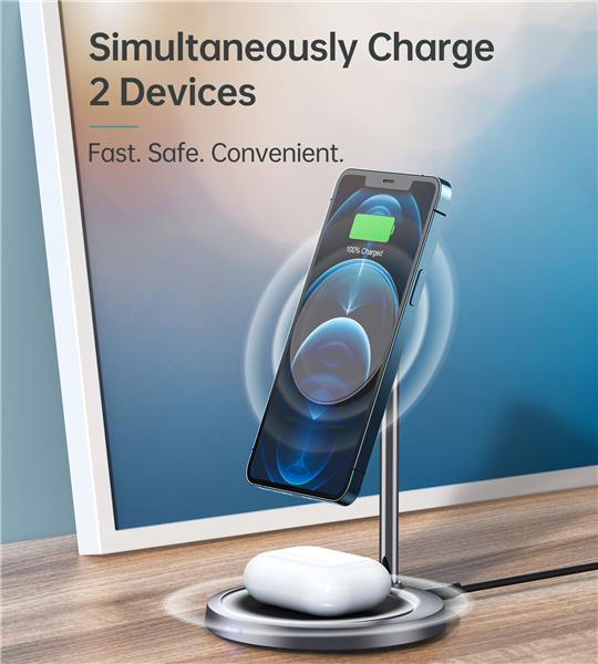 Choetech 15W Magsafe 2-in-1 Wireless Charger Stand(Open Box)