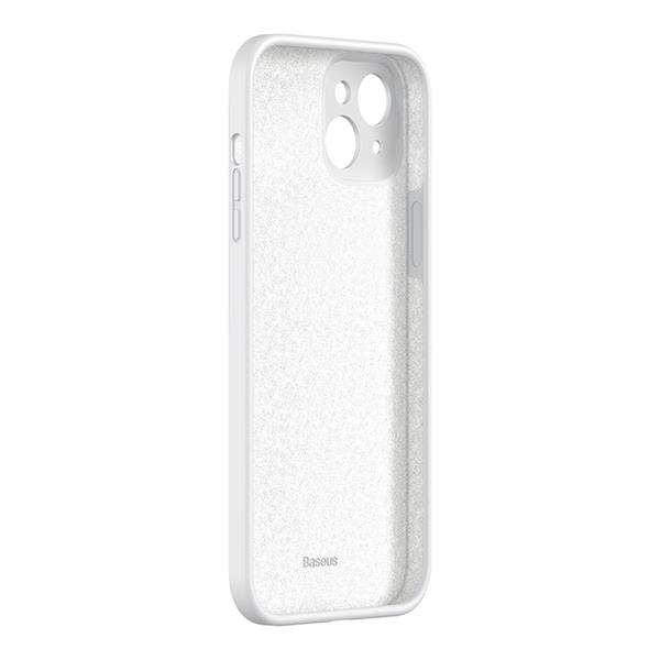 Baseus Liquid Silica Gel Protective Case For iPhone 13 6.1" White