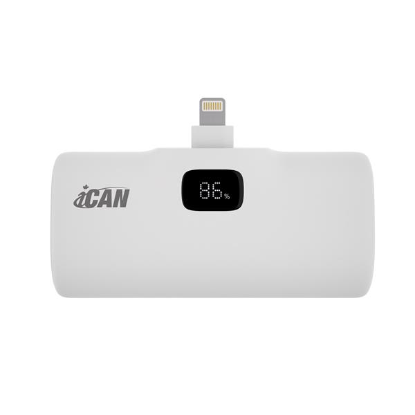 iCAN 5000mAh Built-in Lightening PD 20W Portable Power Bank(Open Box)