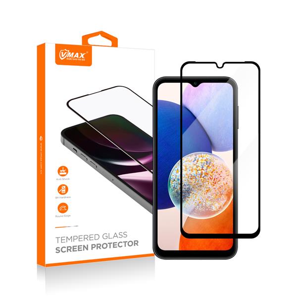 VMAX 2.5D Full Cover Tempered Glass for Samsung Galaxy A15, Black