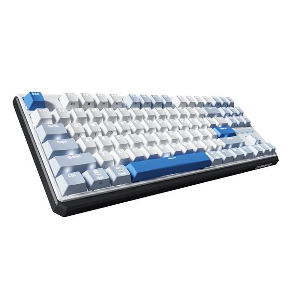 Durgod K620W Corona Wireless Blutooth 3-mode Win/Mac Mechanical Keyboard 87 Key White Backlit Kailh Speed Sliver Switch